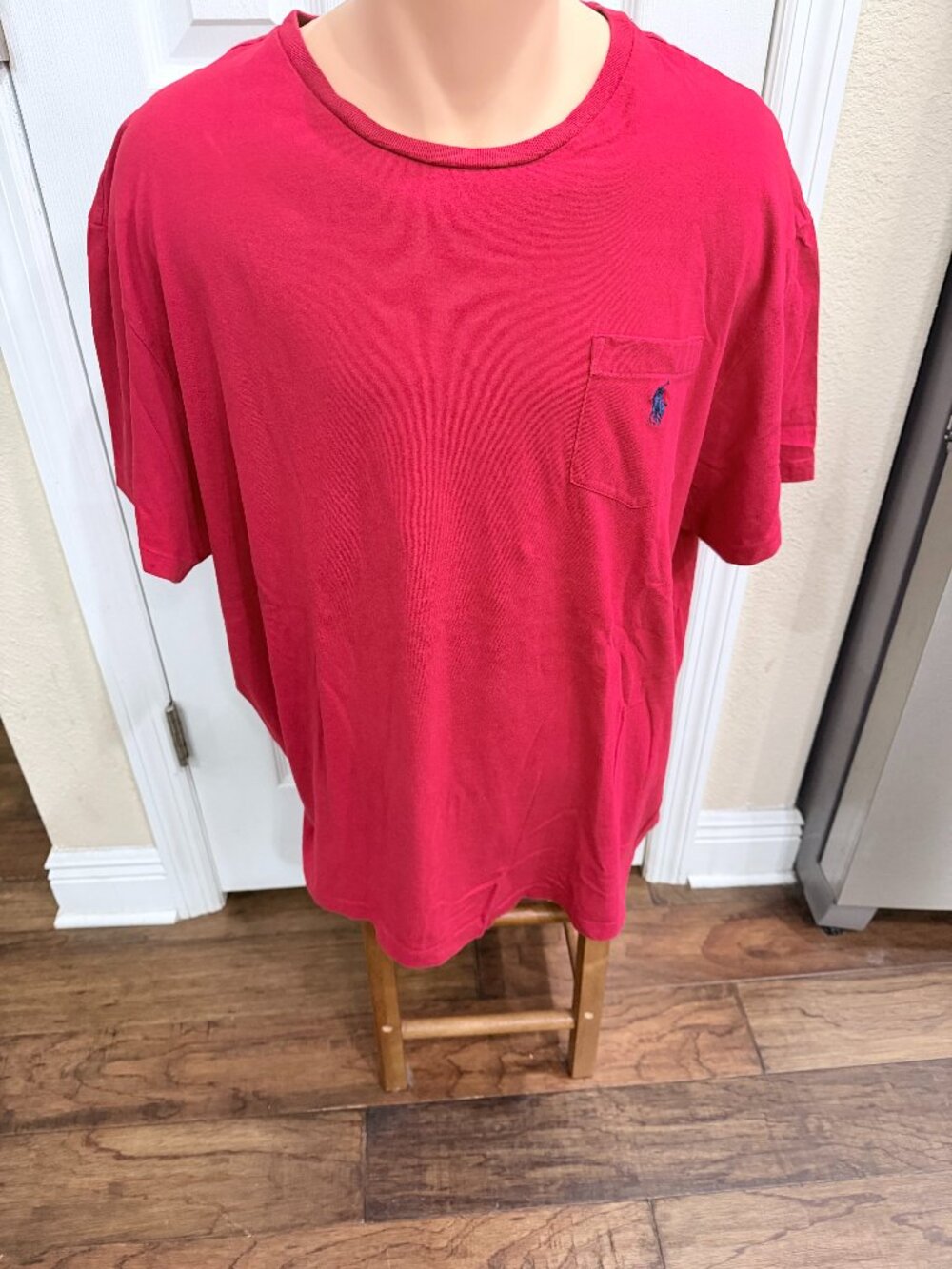 Polo Ralph Lauren Men’s XL Red Pocket T-Shirt Navy Pony Classic Fit